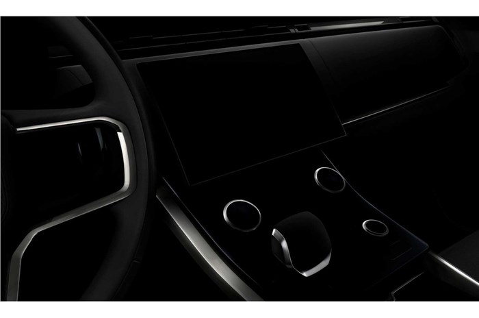 2022 Range Rover Sport interior teaser 